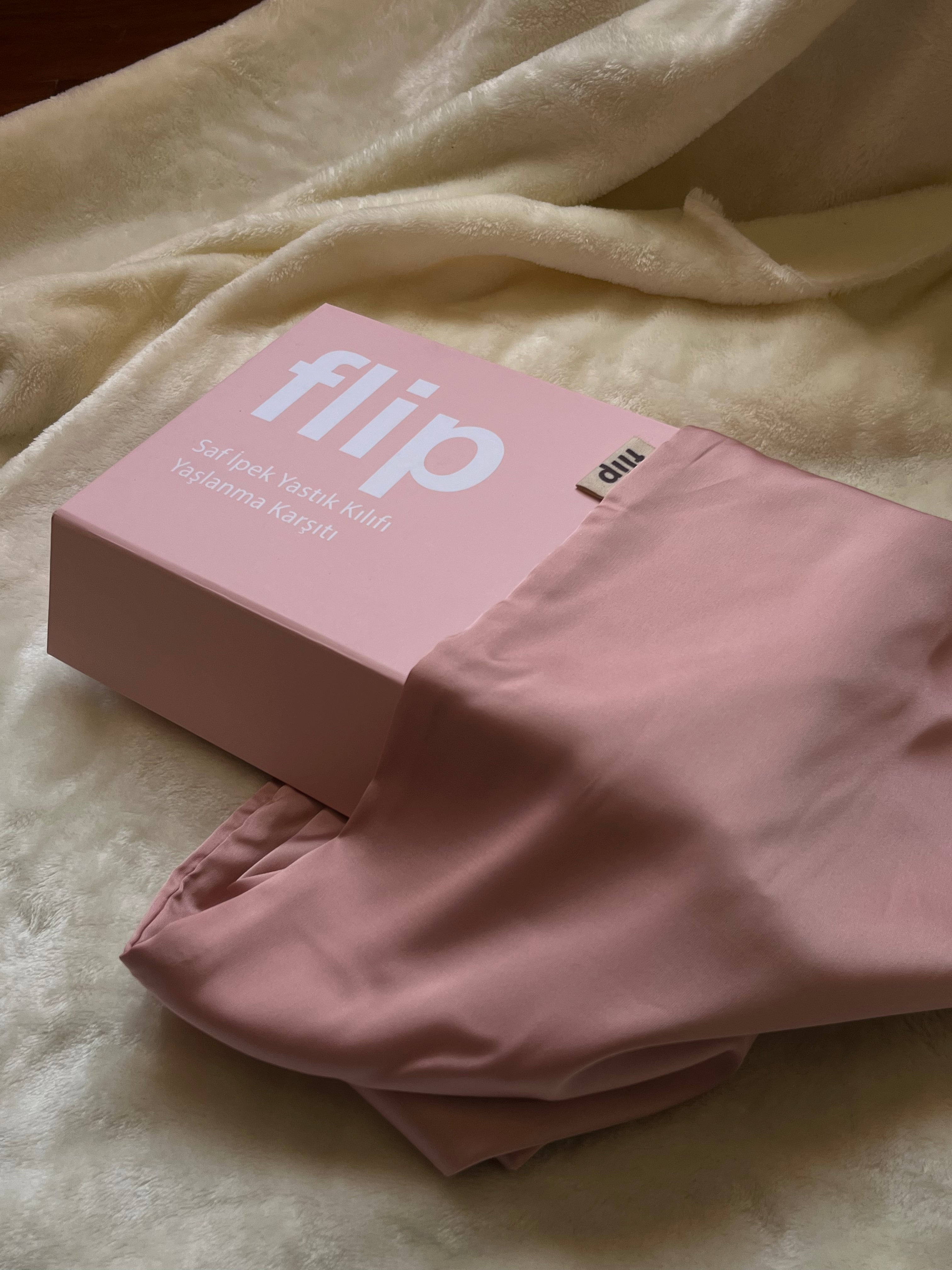 Dut İpek Toz Pembe Premium Yastık Kılıfı